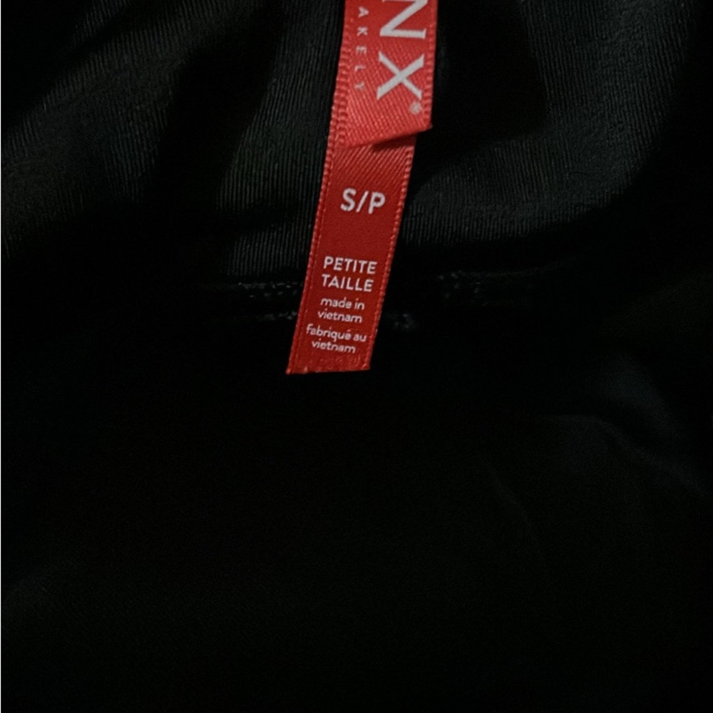 SPANX Black leggings faux leather SM